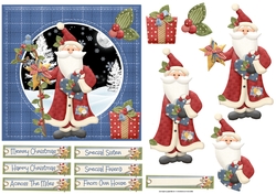 Santa and bird travel 6x6