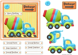Cement mixer truck 6x6