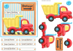 Dump truck 6x6
