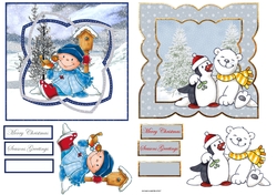 Christmas friends toppers