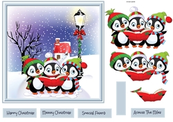 Penguin carol singers 7x7
