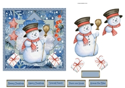 Snowmans Christmas 6x6