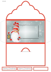 Santa gnome money wallet
