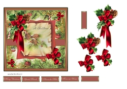 Holly and cones 6x6