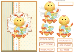 BEE my Valentine A5