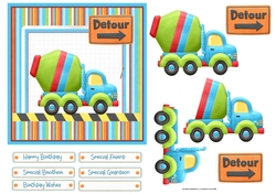 Cement truck 6x6