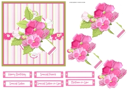 Pink Petunia 6x6