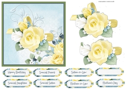 Yellow rose 6x6