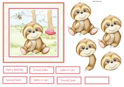 Baby sloth 6x6