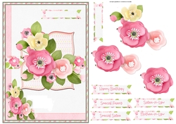 pink and lemon rose A5