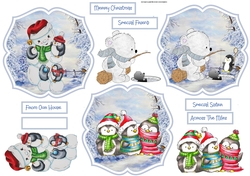 Snow friends toppers