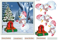 Snowmans gifts 7x7