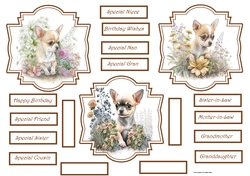 Baby Chihuahua toppers