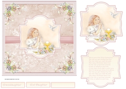 Girl first holy communion 7x7
