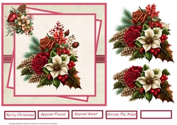 Christmas flowers 7x7
