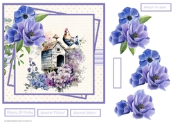 Hen house and anemone 7x7