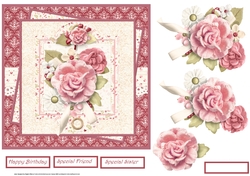 Romance rose 7x7