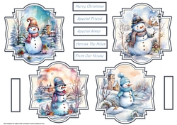 Snowman toppers