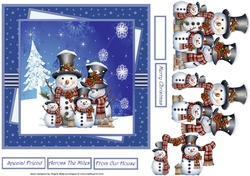Snowmans Christmas 7x7