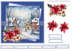 Village at Christmas 7x7