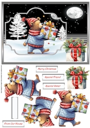 Christmas bear A5