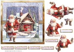 Santas log cabin 7x7