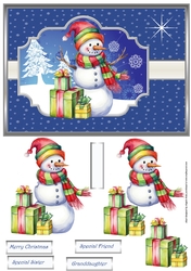 Snowman sees the star A5 card
