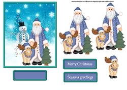 Parteners Getting Ready for Christmas Eve