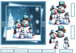 Snowman family