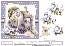 Lavender house 7x7