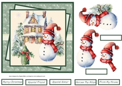 Snowman on duty 7x7
