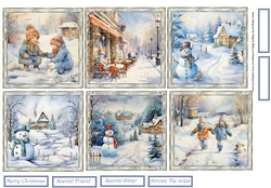 Christmas scene toppers