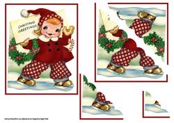 Skating Over to Give You Christmas Greetings