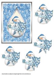 Snowman on a Teardrop