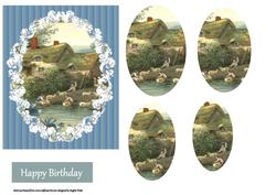Small Country Farm Topper
