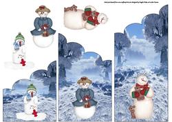 The Snowpeople Family Cascade