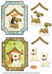 Pooch Buddies Topper for 2 Cards