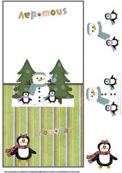 Snowman and Penquin Friends