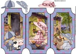 Kids on the Farm Trifold Card