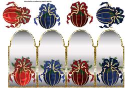 Baubles on Parade Quad Fold