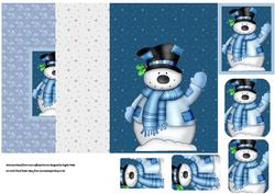 Hello There from Wintersnowman No Cut Foldback