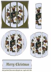 White Poinsettia Wreath