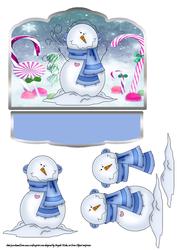 Frosty the Snowman Easel