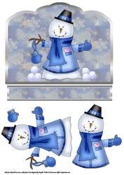 All Dressed Up Smarty Snowman