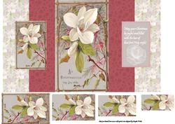 Christmas Rose Double Fold Back