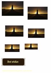 Lighthouse at Sunset