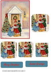Silen Night the Carolers Sing