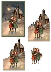 Walking Home Together from the Village