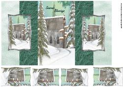 Country Church Fold Back