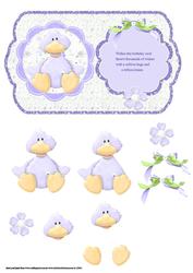 Wacky Ducky Card